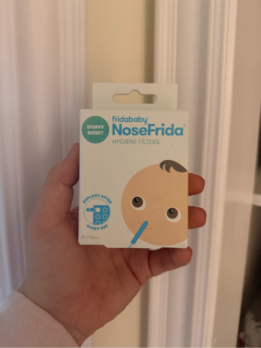 Fridababy NoseFrida Hygiene Filters - White/Blue Packaging